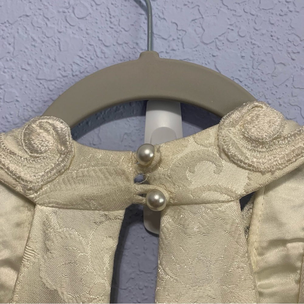 Scott McClintock Vintage Halter Top Embroidered Evening Dress - Picture 6 of 10